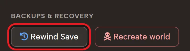 Rewind Save: roll back a 7 Days to Die server save