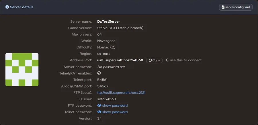 Best Server Hosting 7DTD